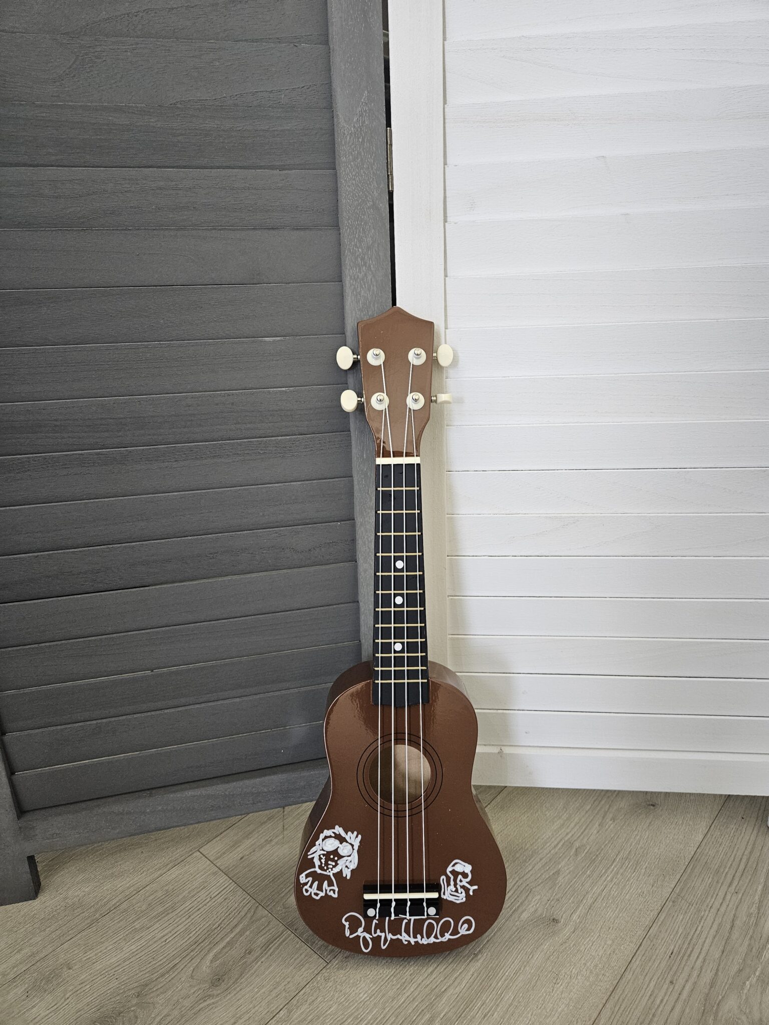 Ray Wylie Hubbard Autographed Ukulele - KHYI 95.3 The Range